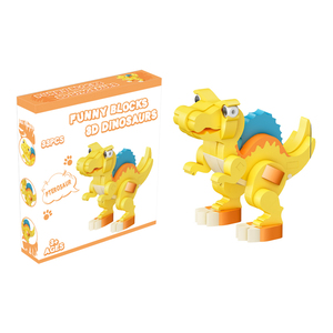 Matériel de haute qualité 33 pièces enfants 3d animal bricolage assemblage spinosaurus dinosaure eva puzzle <span class=keywords><strong>jeu</strong></span> - Product Image 3