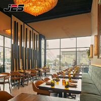 Ensemble de meubles de restaurant rétro table et chaise pour hôtel café dubaï allemagne japon utilisation