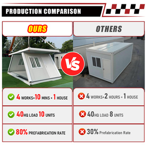 Cammi nhà 20ft hiện đại di động văn phòng xây dựng Tiny mô-đun nhà thép <span class=keywords><strong>prefab</strong></span> nhà trường hội thảo khách sạn gấp <span class=keywords><strong>container</strong></span> - Product Image 4