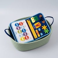 Livre sensoriel personnalisable en feutre pour la maternelle, livre d'activités Montessori, livre d'autocollants magiques pour l'éveil des bébés, jouets pour enfants et tout-petits