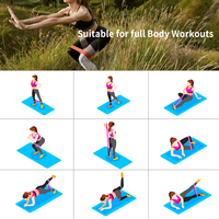 Latex Bandas De Resistencia Fitness Ejercicio Mini Loop Resistance Bands set para Gym Home
