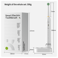 Cepillo de dientes eléctrico rotativo Modelos de carga Tipo de sensor inalámbrico Cepillo de dientes eléctrico inteligente para adultos