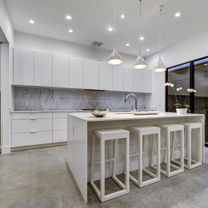 Estilo Simple muebles de cocina de diseño <span class=keywords><strong>CAD</strong></span> directa de fábrica de China gabinetes de cocina de laca - Product Image 4