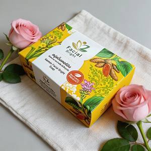 Savon au Curcuma pour le Visage Technologie d'Encapsulation Formulée Kermin : Maintient les Ingrédients Actifs pour une Peau Lisse et Éclatante Visage et Corps - Product Image 1