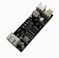 Solo 12V 0.8A DC PWM 2-3 hilos ventilador Control de temperatura controlador de velocidad chasis computadora Noiseor PC CPU ventilador enfriador alarma STK IC