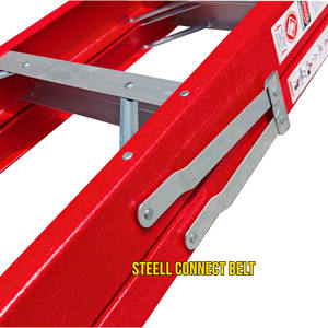 3-12 escalones 0,9-3,<span class=keywords><strong>6</strong></span> <span class=keywords><strong>metros</strong></span> A-Frame Escaleras <span class=keywords><strong>de</strong></span> <span class=keywords><strong>escalera</strong></span> plegables <span class=keywords><strong>de</strong></span> fibra <span class=keywords><strong>de</strong></span> vidrio - Product Image 5