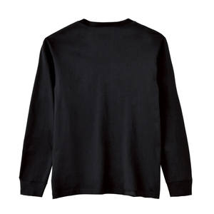 เสื้อยืดแขนยาววินเทจฮิปฮอปผ้าฝ้าย100% สำหรับผู้ชายเสื้อผ้าแนวสตรีทใส่ได้ทุกเพศทรงหลวมใส่ได้ทั้งฤดูใบไม้ร่วง/ฤดูหนาวกำหนดโลโก้ได้ตามต้องการ - Product Image 4