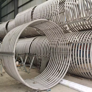 Tube en spirale en acier inoxydable TP304 TP316L ASME A269, tubes en titane, échangeur de chaleur en spirale pour condenseur, tube de refroidissement - Product Image 4