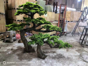 <span class=keywords><strong>Albero</strong></span> <span class=keywords><strong>Bonsai</strong></span> Artificiale Decorativo da Interno Simulato 2m*2m Grande Finto Cipresso Verde - Product Image 2