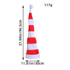 Noël créatif père noël long chapeau mini fête fournitures décorations de noël de haute qualité pour Amazon vente en gros disponible - Product Image 6