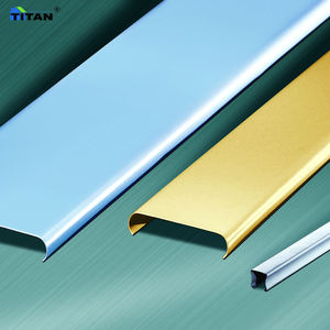 Panneau de plafond en grille à cellules doubles linéaires perforées 600x600 mm en aluminium, <span class=keywords><strong>plaque</strong></span> de plafond en aluminium - Product Image 5