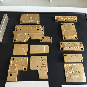 Cetakan Embossing Hot Foil dari Plat Aluminium dan Plat Magnesium Desain Kustom, Berbagai Pola untuk Stempel DIY - Product Image 4