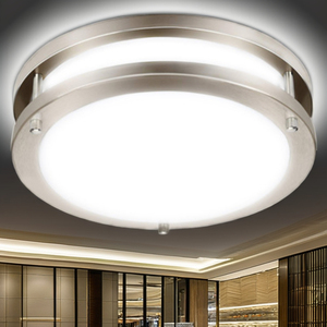 Ul phê duyệt 12 ''14'' 16 ''Acrylic đèn trần Cổ Điển Brushed Nickel Flush núi khách sạn phòng ngủ phòng khách chuyển đổi ăn uống - Product Image 3