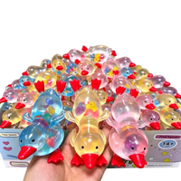 Vaseline Luminous Duck Squishy, Jouet créatif anti-stress à presser, idéal pour la relaxation