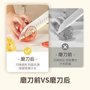 Afilador de ventosa Dopamine de varios granos, herramienta manual de acero de tungsteno para afilar cuchillos y tijeras para uso en cocina - Product Image 1