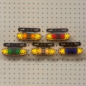 ไฟเลี้ยว LED สำหรับรถบรรทุก ไฟเตือนด้านข้าง ไฟนำทาง LED สำหรับรถบรรทุกขนาดใหญ่ ไฟ LED สีสันสดใสสำหรับรถพ่วง ไฟบอกตำแหน่งรถบรรทุก - Product Image 6
