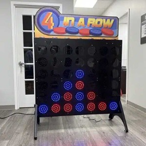 Electronic LED Buttons Light Strategy Game LED 4 in <b>Row</b> Arcade Game Events Party Rental Arcade <b>Machine</b> Playground Equipment - Product Image 6