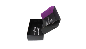 Benutzer definierte Outre Purple Box Pack Wellpappe Echthaar Bäckerei Wimpern Quadrat Packbuch Perücke Versand Mailer Verpackungs boxen - Product Image 2