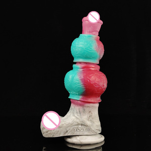 Großhandel Günstige Mann Weiche Silikon Penis Abdeckung Dildo Ärmel Hunde knoten Tier Penis Dildo Vergrößerung Sexspielzeug Dildo Ärmel - Product Image 3