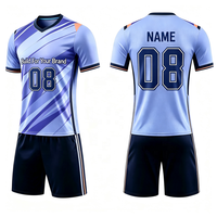 Ensemble d'uniformes de football personnalisés avec logo, nom et numéro, sublimation intégrale, maillot de football respirant à séchage rapide pour adultes, jeunes et équipes de club, OEM