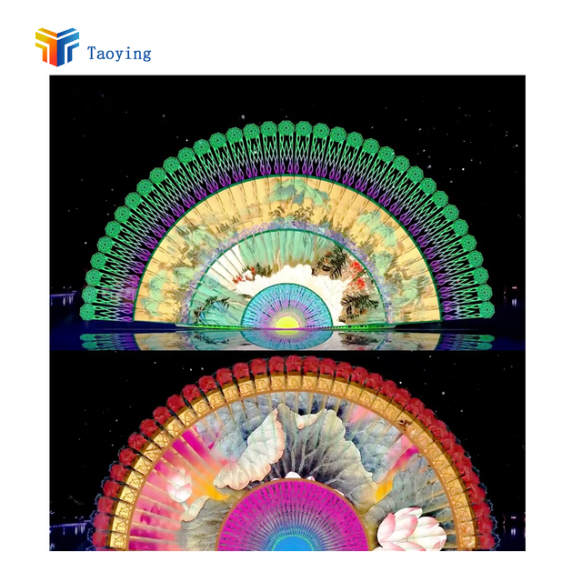 3D Mapping Water Screen Laser Projector with Sound System Fountain Projection Water Curtains Fountain Water Curtain Projection