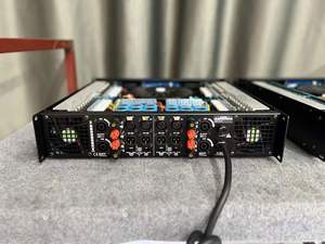เพาเวอร์แอมป์ AQ8000 4x800W คลาส <span class=keywords><strong>A</strong></span> แบบติดตั้งบนแร็ค โครงโลหะ สำหรับระบบเสียง KTV เวที ดีเจ งานแต่งงาน และระบบเสียงประกาศ - Product Image 6