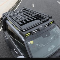 Aileron de Toit de Voiture avec Quatre Spots LED T2, Accessoires de Lumière de Toit pour Jetour T2 Traveler 2025 2024 2023
