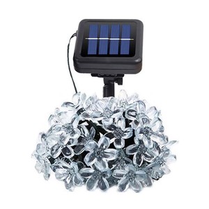 IP65 Waterproof 20LED Solar Flower <b>String</b> Lights 8 Modes Sensor Control Outdoor <b>Garden</b> Fairy Lights Ceiling light - Product Image 2