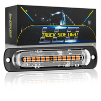 Barre lumineuse de signalisation d'urgence DXZ 12-24V 12-LED 36W avec 16 modes de clignotement pour voiture, camion, SUV