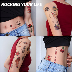 Tatuaggi Temporanei Rocking Your <span class=keywords><strong>Life</strong></span> per Body Art, Adesivi Rimovibili per Tatuaggi a Mezzo Braccio - Product Image 5