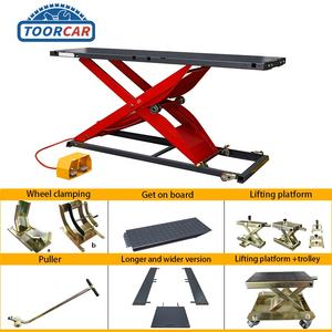 Dispositivo de elevación de motocicleta Sunmo de alta calidad 1000LB con orificio elevador de motocicleta tipo hidráulico o neumático - Product Image 4