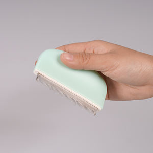 Vente en gros du fabricant Peigne de toilettage pour chat en acier inoxydable vert rose blanc et ABS - Product Image 5