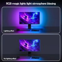 Tira de Luz LED USB Inteligente RGB para Sincronización con Pantalla de PC, Iluminación Ambiental para Monitor de Juegos, Decoración de Escritorio, Lámpara DIY