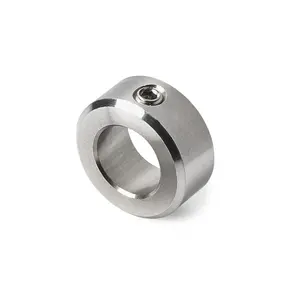 Custom cnc machined stainless steel lock collars lead screw lock ring nut shaft locking collar