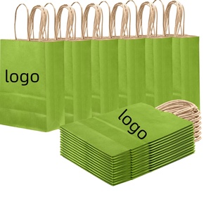 Wholesale Custom Kraft Paper <b>Bag</b> with Handle Reusable Brown <b>Craft</b> Shopping Packaging Featuring Your Own Logo - Product Image 1