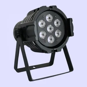 Luces LED de 7x12 vatios, 4 en 1, Tough Par38 Cans Pro club nocturno DJ KTV fiesta armazón 7x12 W RGBW 4 en 1