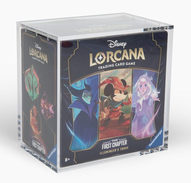 Premium Eco-Friendly UV-Protected Clear Acrylic Water Resistant Easy Assembly Customizable Display Case for Lorcana TCG