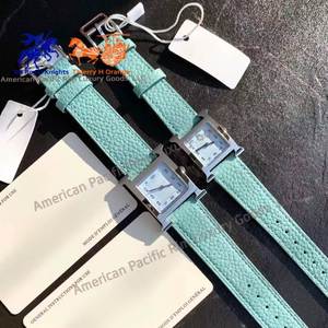 นาฬิกาข้อมือควอตซ์แฟชั่นหรูหราสำหรับผู้หญิง ยี่ห้อ H รุ่นธุรกิจ สไตล์เกาหลี หน้าปัดทรงเหลี่ยม ตัวเรือนสแตนเลสสตีล 316L กลไก Ronda - Product Image 4