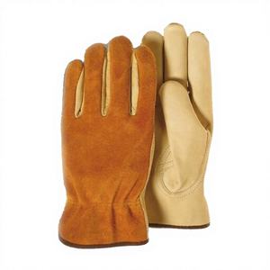 ถุงมือหนังแพะกันบาด/กันกระแทก สำหรับคนขับรถ ยี่ห้อ Alpine Industries ผลิตในปากีสถาน โรงงาน OEM - Product Image 1