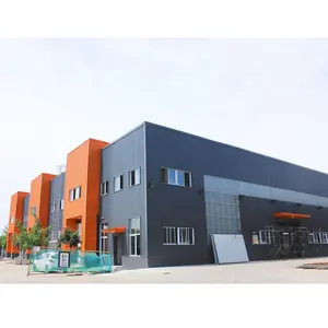 Galvanized light metal steel structure prefab building workshop plants warehouse storage shed factory supply sale