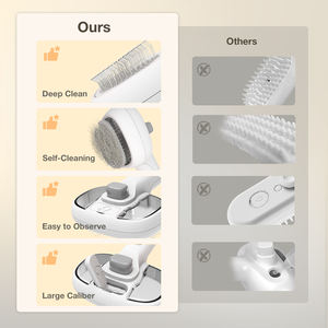 KUDI-Cepillo de limpieza automática para mascotas, peine rociador de agua fría a vapor, para perros y gatos - Product Image 6