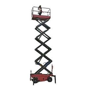 Élévateur à ciseaux électrique <span class=keywords><strong>TUHE</strong></span> 4-18m Skylift aérien 6m 8m 10m 12m 14m élévateur mobile échafaudage élévateur à ciseaux hydraulique électrique - Product Image 5