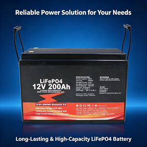 Batterie au lithium fer phosphate 12V 200Ah 300Ah, pack de batteries LiFePO4 50Ah 100Ah 150Ah avec BMS Vos règles Votre Aventure. - Product Image 3
