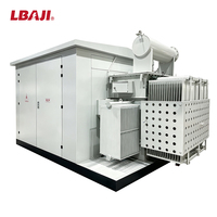 Poste de transformateur immergé dans l'huile de type boîtier triphasé 35 kV 3150 kVA pour énergie photovoltaïque