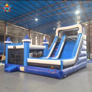 Nouveau Château Gonflable Combo Bleu/Blanc 4x5m en PVC pour la Maison, Installation Facile, Modèle 2025 - Product Image 4