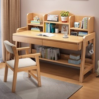 Bureau et étagère combinés pour la maison, table d'étude et d'écriture simple et minimaliste pour enfants, bureau d'ordinateur pour chambre à coucher