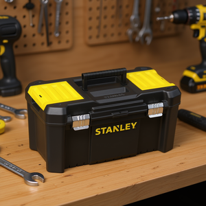 Caja de Herramientas Stanley de 20 Pulgadas de Plástico con Bisagras Metálicas para Almacenamiento en Taller - Product Image 3