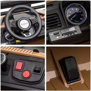 Заводские продажи, Детский электромобиль, 12 В, с батарейным питанием, большой двигатель, 2 места, большой игрушечный автомобиль, внедорожник, детский автомобиль - Product Image 4