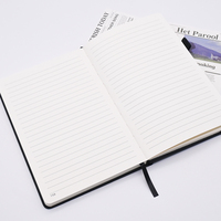 Carnet de notes ligné personnalisé A5, couverture rigide en cuir PU, carnets pour étudiants