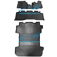 Tapis de coffre arrière 3D pour Caravan Bus NV350 E26 2012-2018, tapis de sol de coffre, moquette, pièces auto